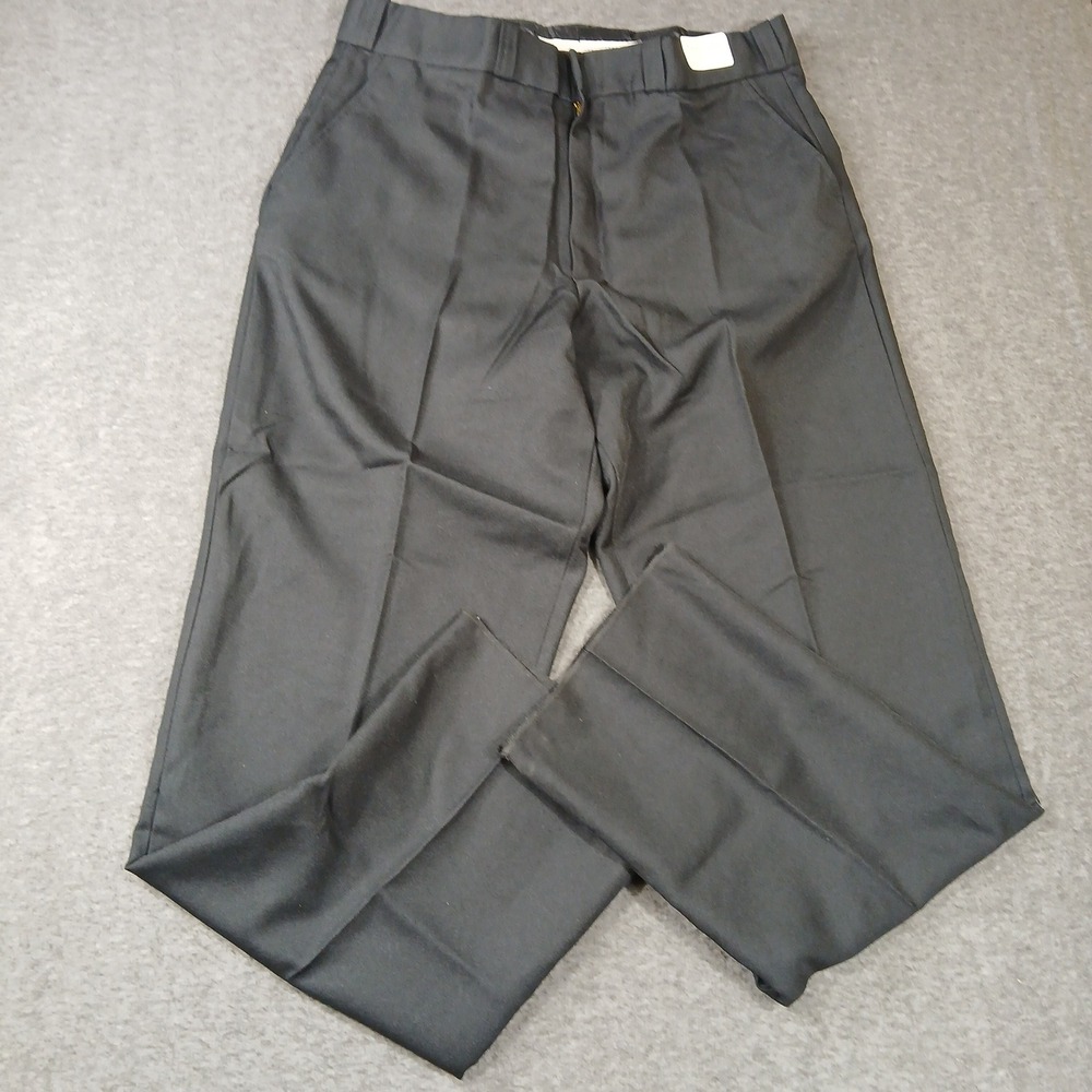 Superior Uniform Group Mens Black Dress Pants‎ Trousers 40WUNF Style 31106 37x35